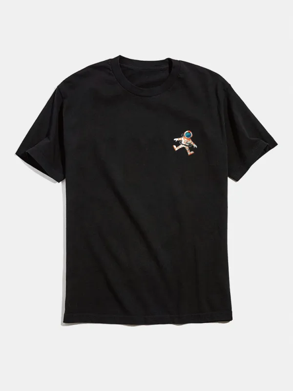 Astronaut Small Logo Graphic T-Shirts sold by Hoooyi