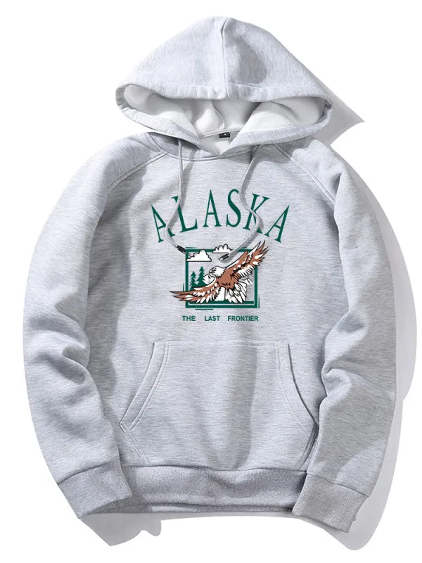 Alaska Print Hoodie made by Hoooyi