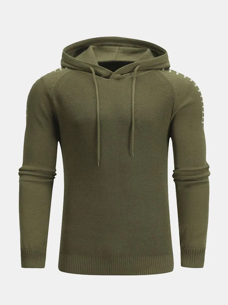 Slim Fit Raglan Sleeve Hooded Sweater sold by Hoooyi product image thumbnail 2