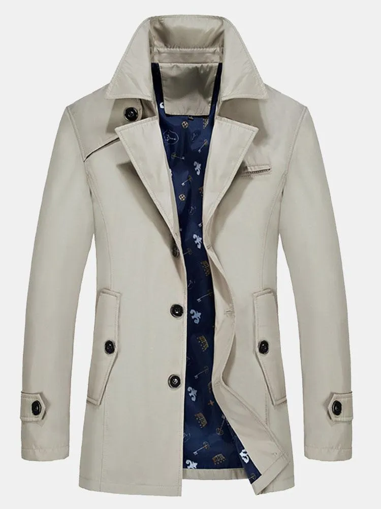 Mid Length Trench Coat sold by Hoooyi product image thumbnail 2
