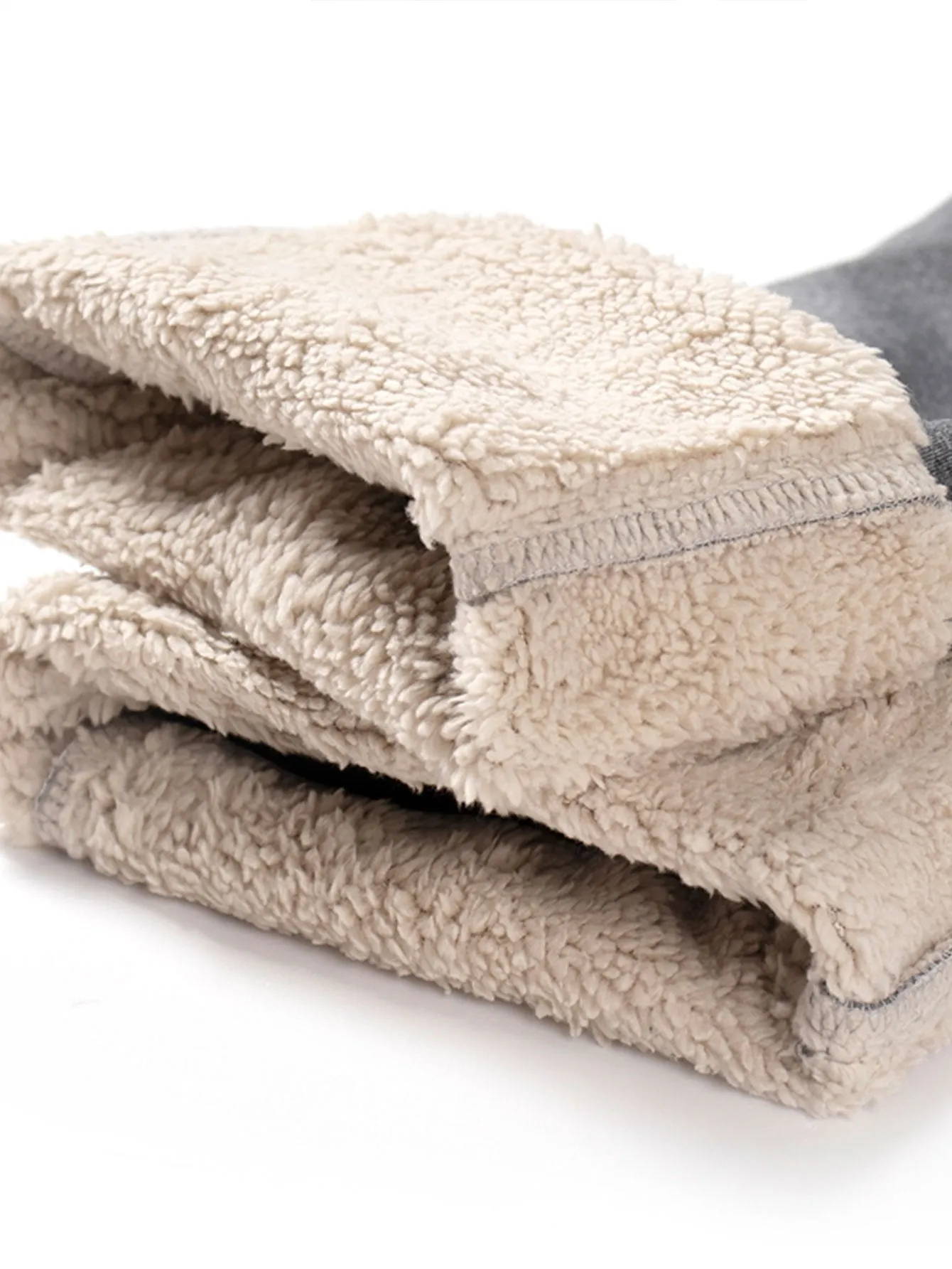 Teddy Lined Side Stripe Joggers sold by Hoooyi product image thumbnail 2