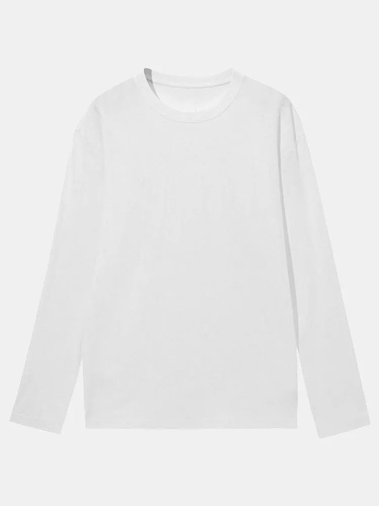 Basic Long Sleeve T-Shirt sold by Hoooyi product image thumbnail 2