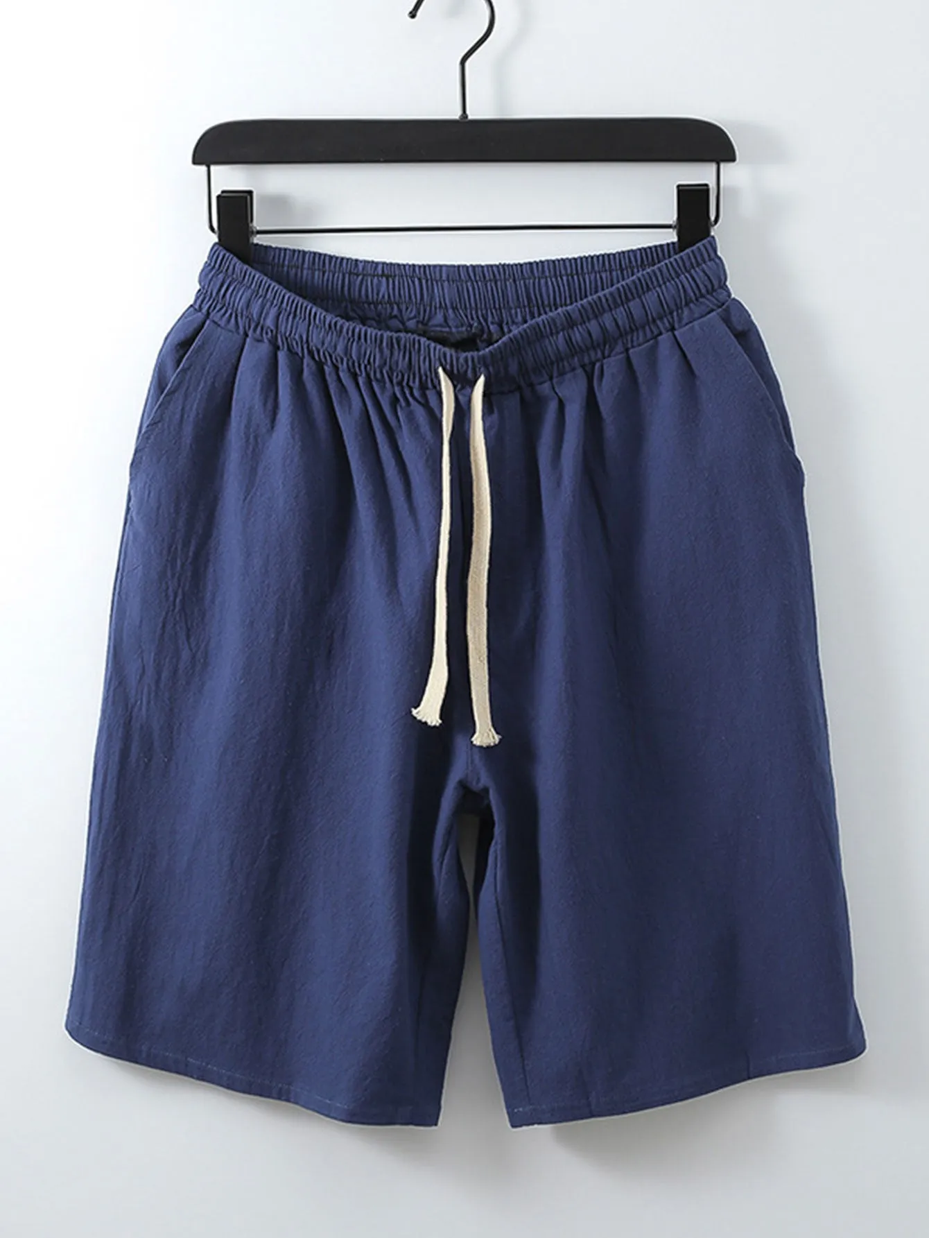 Man Cotton Drawstring Shorts sold by Hoooyi product image thumbnail 5