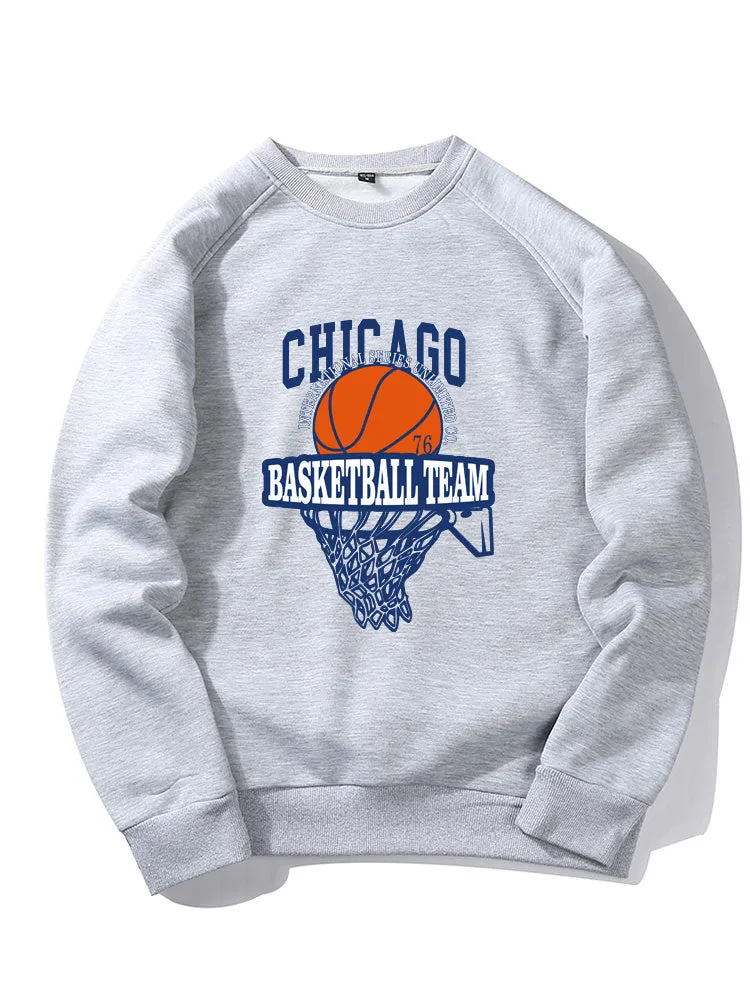 Chicago Basketball Print Sweatshirts sold by Hoooyi product image thumbnail 3