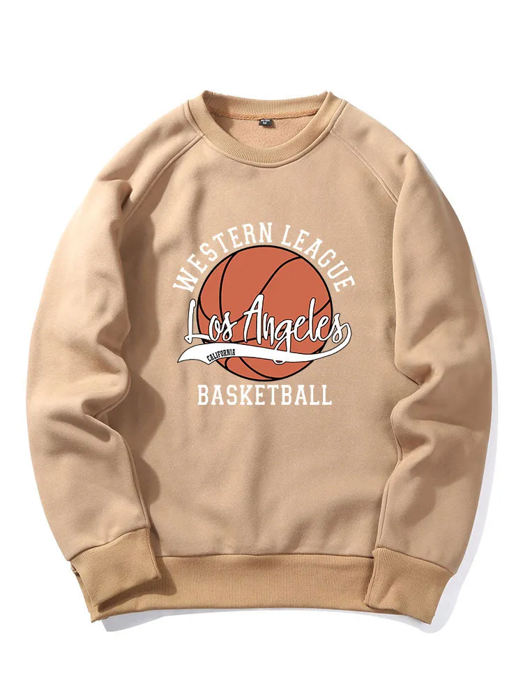 Los Angeles Basketball Print Sweatshirts sold by Hoooyi product image thumbnail 5