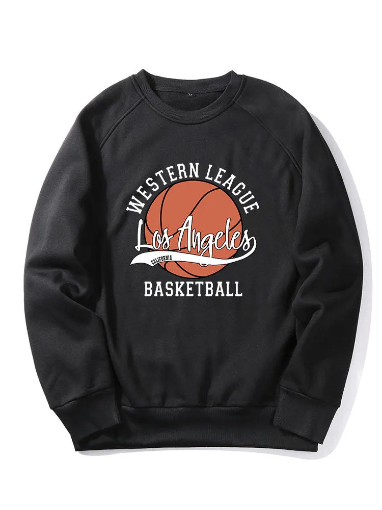 Los Angeles Basketball Print Sweatshirts sold by Hoooyi product image thumbnail 2