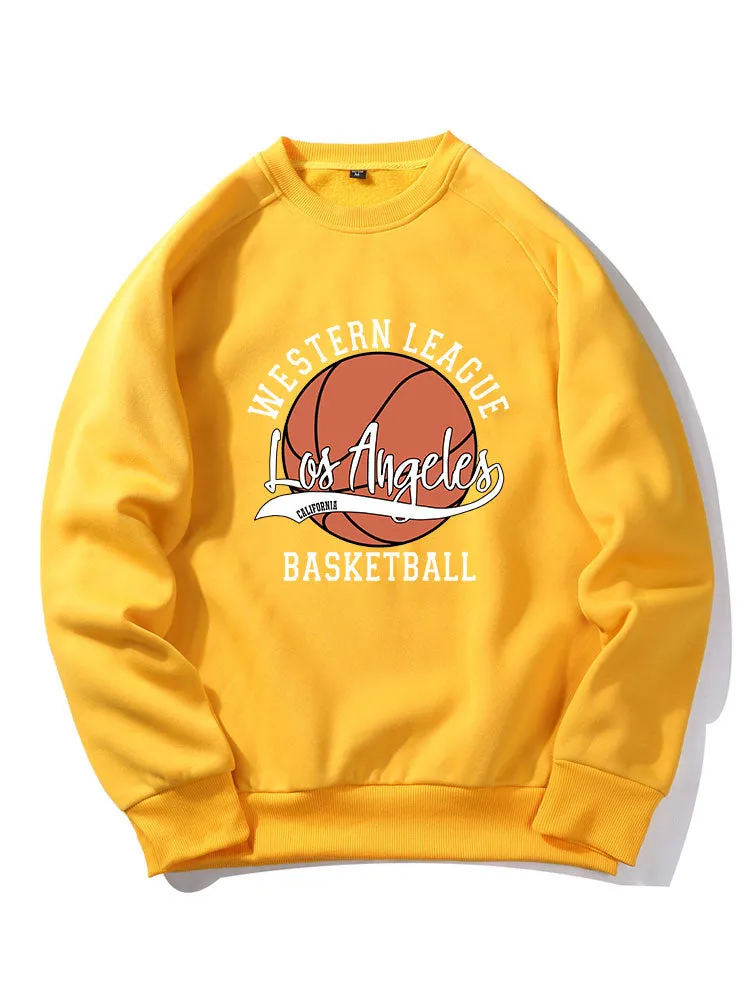 Los Angeles Basketball Print Sweatshirts sold by Hoooyi product image thumbnail 4