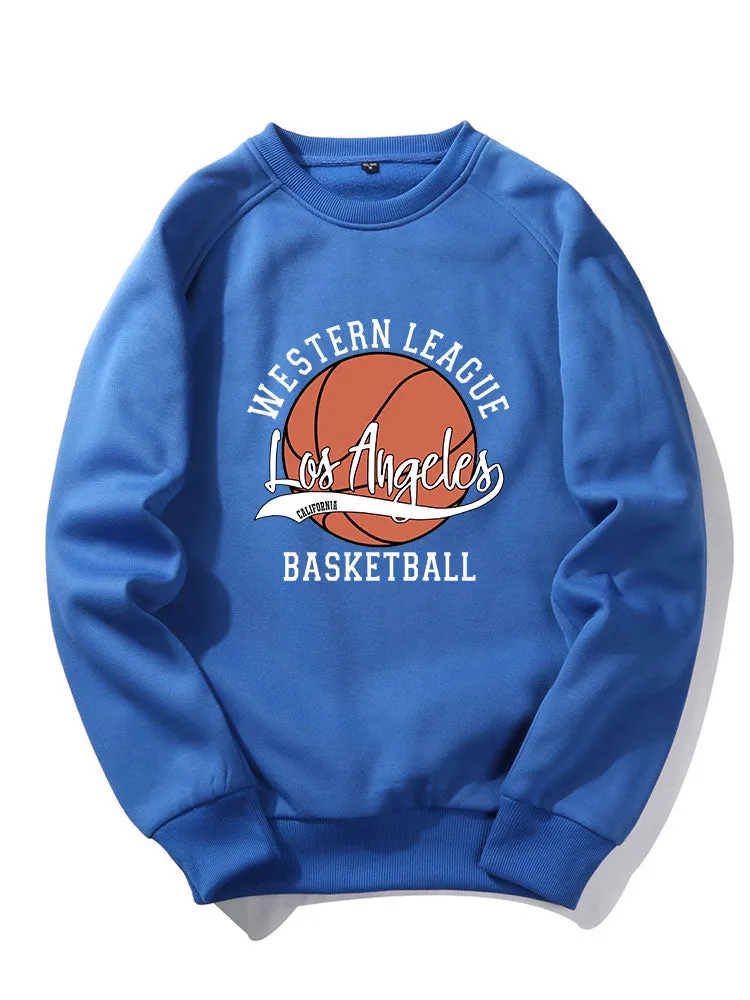Los Angeles Basketball Print Sweatshirts sold by Hoooyi product image thumbnail 3