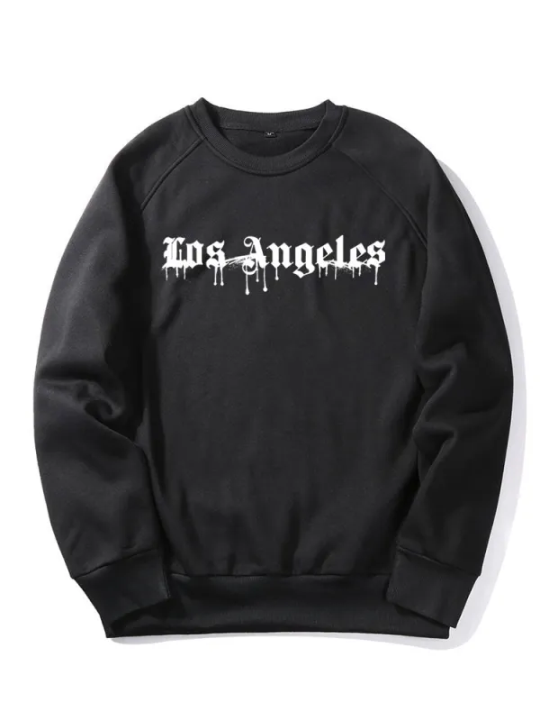 Los Angeles Graffiti Graphics Sweatshirt made by Hoooyi