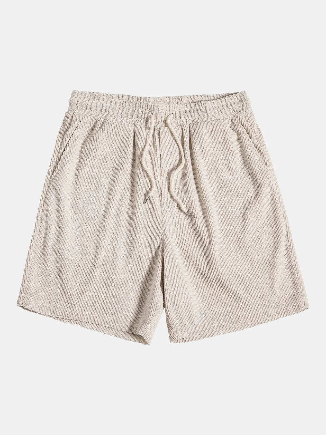 Corduroy Drawstring Shorts sold by Hoooyi