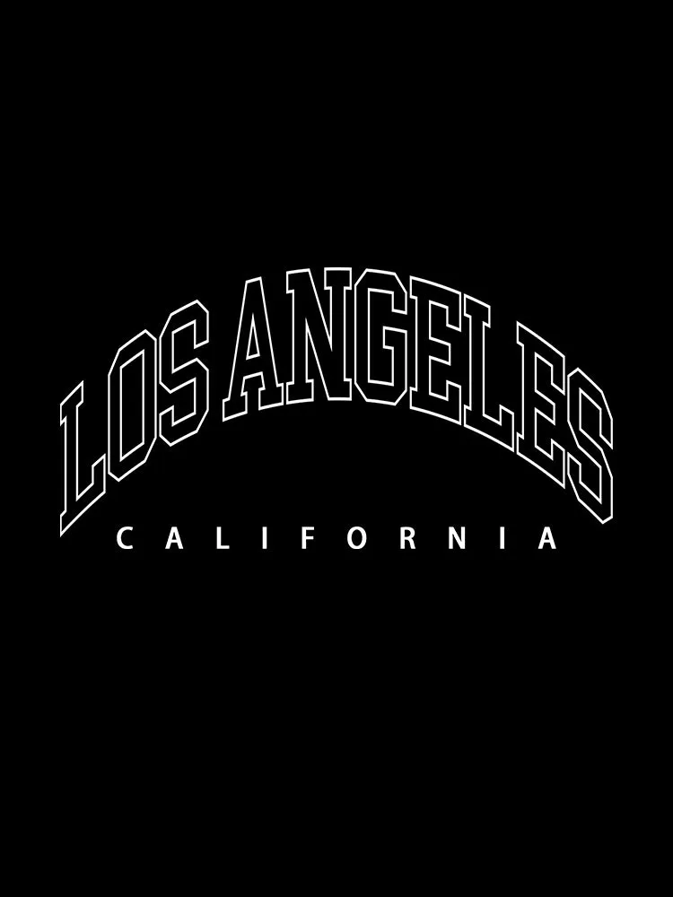 Los Angeles Letter Graphic Hoodies sold by Hoooyi product image thumbnail 2