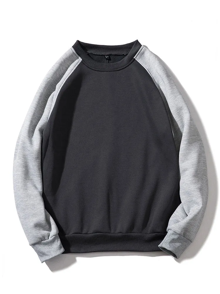 Colorblock Multicolor Sweatshirts sold by Hoooyi