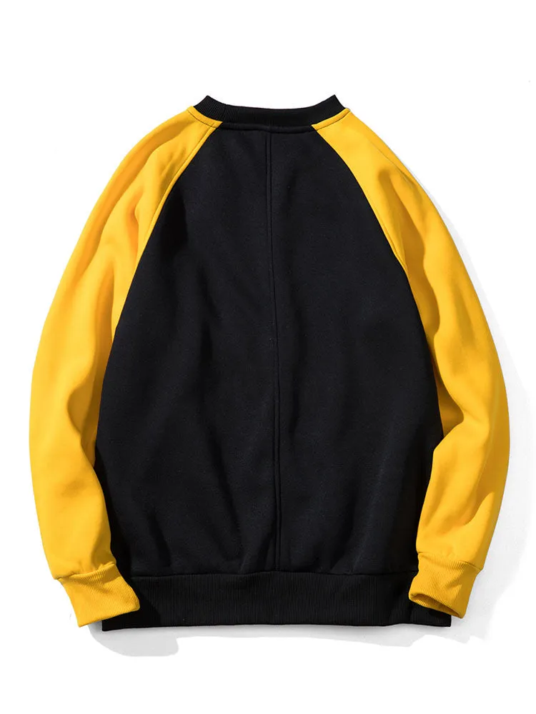 Colorblock Multicolor Sweatshirts sold by Hoooyi product image thumbnail 4