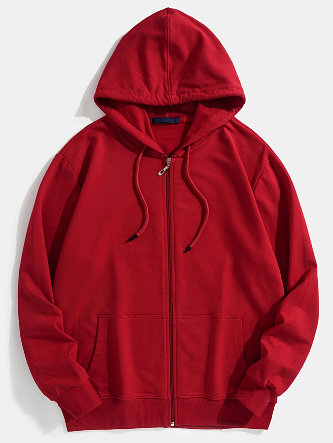 Basic Zip Through Hoodie sold by Hoooyi product image thumbnail 4