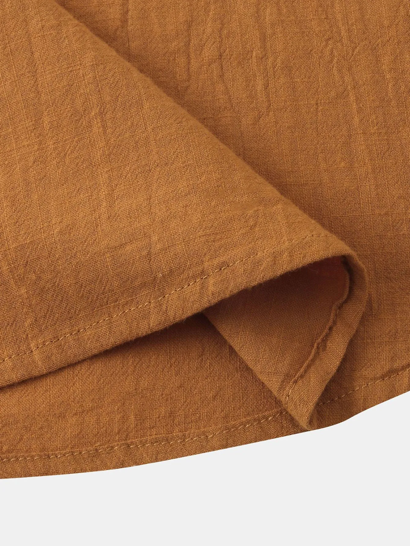 Solid Color Basic Henley Shirts sold by Hoooyi product image thumbnail 4