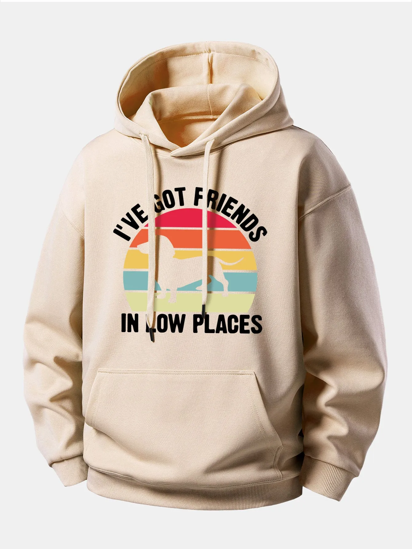 Dog Slogan Print Relax Fit Hoodie sold by Hoooyi product image thumbnail 4
