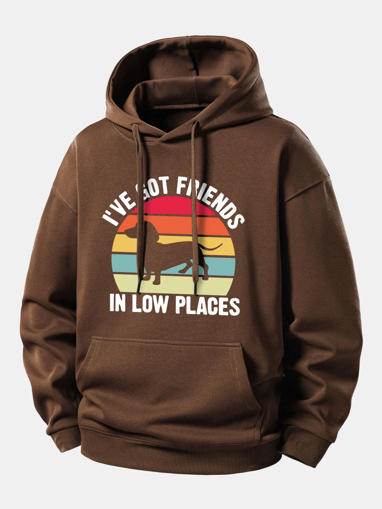Dog Slogan Print Relax Fit Hoodie sold by Hoooyi product image thumbnail 3