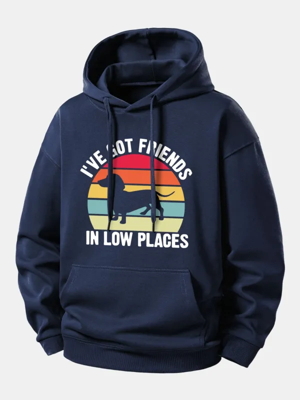 Dog Slogan Print Relax Fit Hoodie sold by Hoooyi