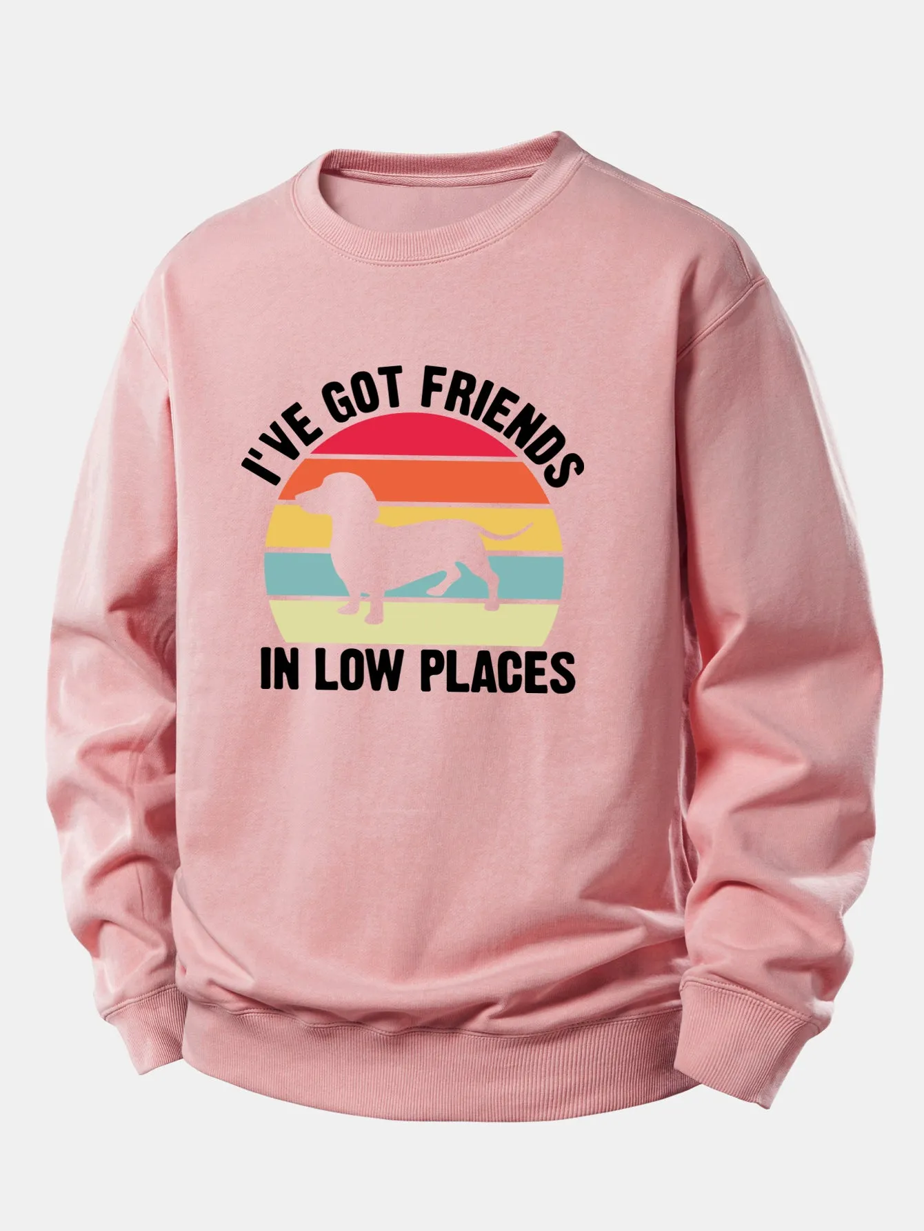Dog Slogan Print Relax Fit Sweatshirt sold by Hoooyi product image thumbnail 4