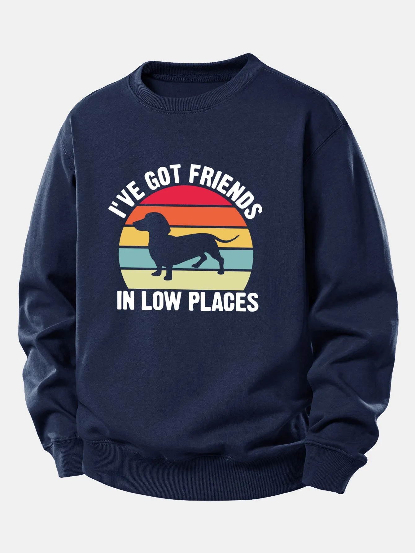 Dog Slogan Print Relax Fit Sweatshirt sold by Hoooyi