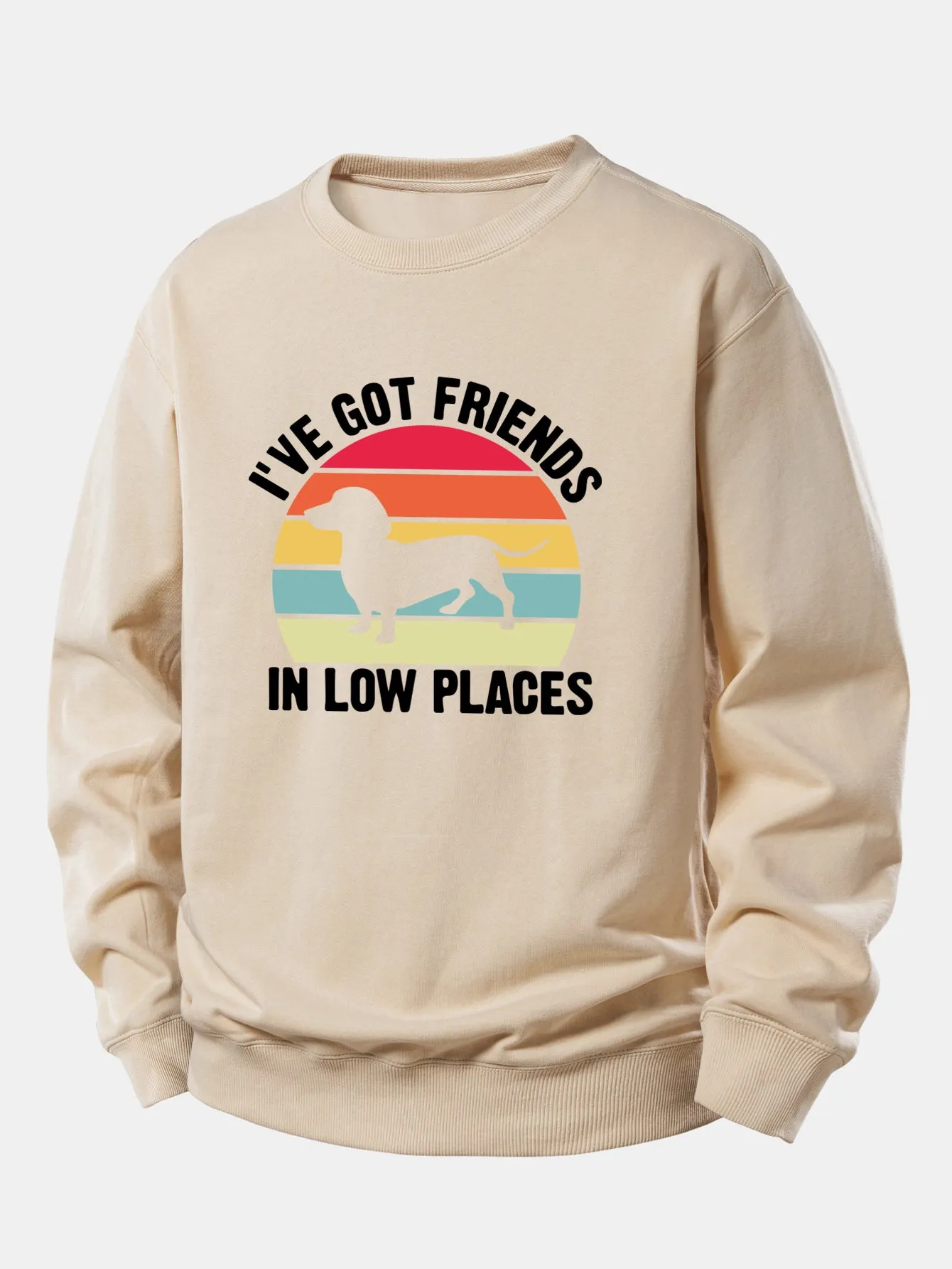 Dog Slogan Print Relax Fit Sweatshirt sold by Hoooyi product image thumbnail 5