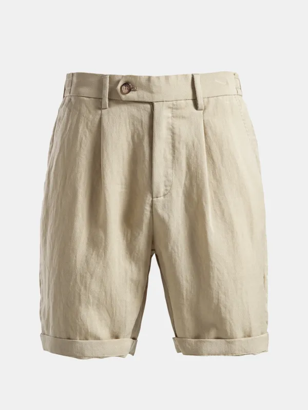 Relaxed Pleated Tailored Shorts made by Armani Exchange
