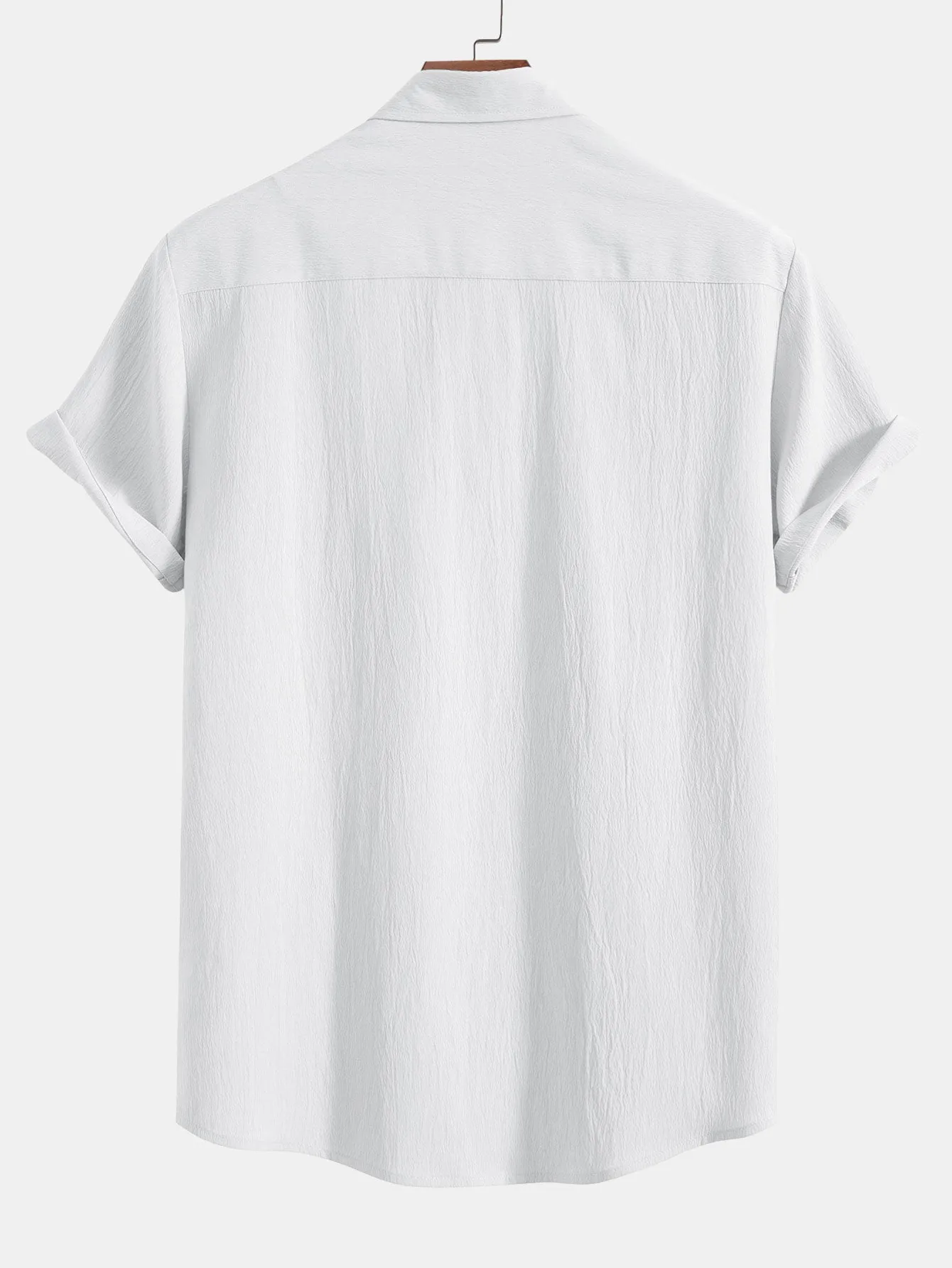 Crinkled Textured Shirt sold by Hoooyi product image thumbnail 2