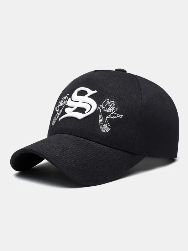 Letter Embroidered Baseball Cap made by Hoooyi
