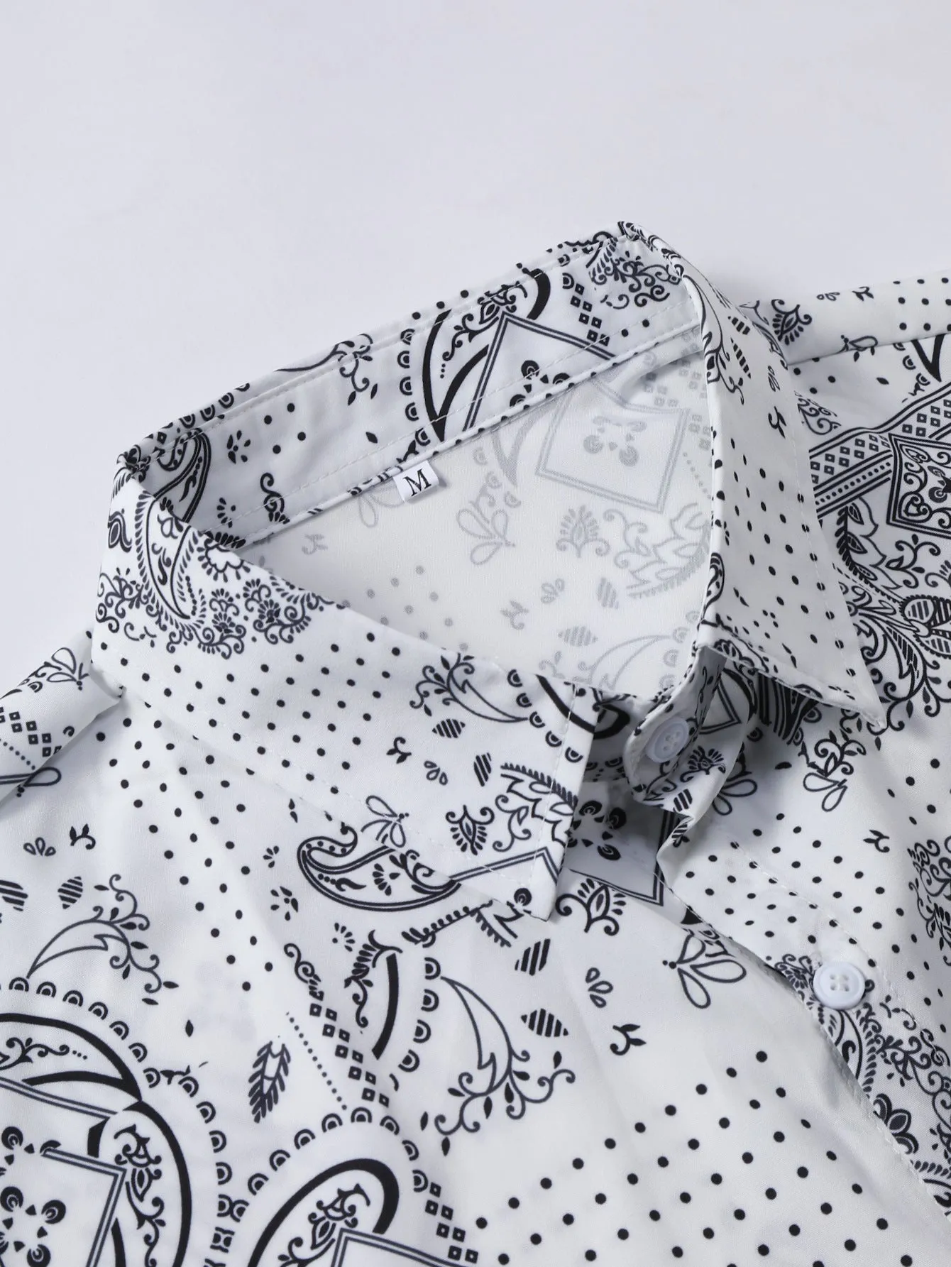 Paisley Button Up Shirt sold by Hoooyi product image thumbnail 3