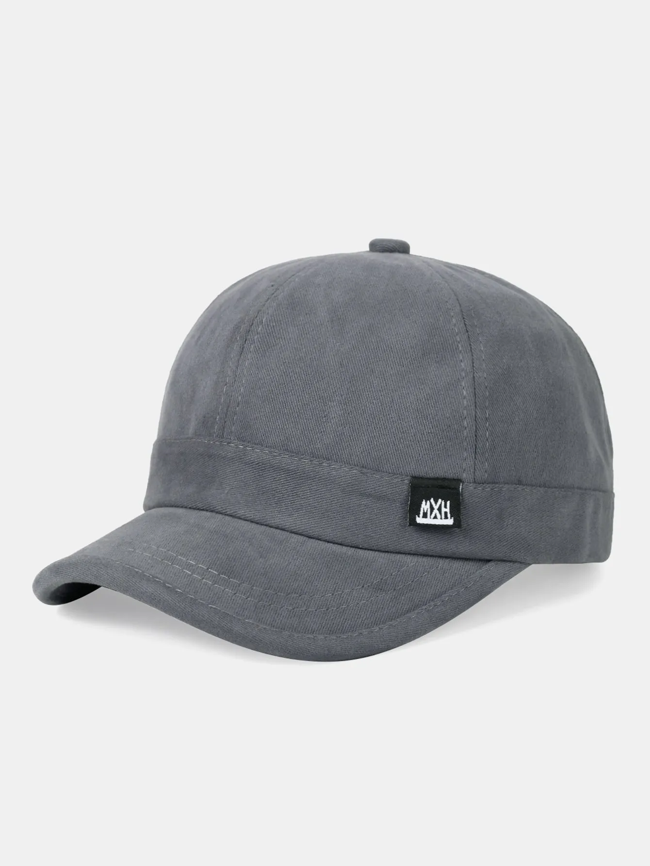Minimalist Adjustable Solid-Color Cotton Baseball Cap With Short Brim sold by Hoooyi product image thumbnail 3