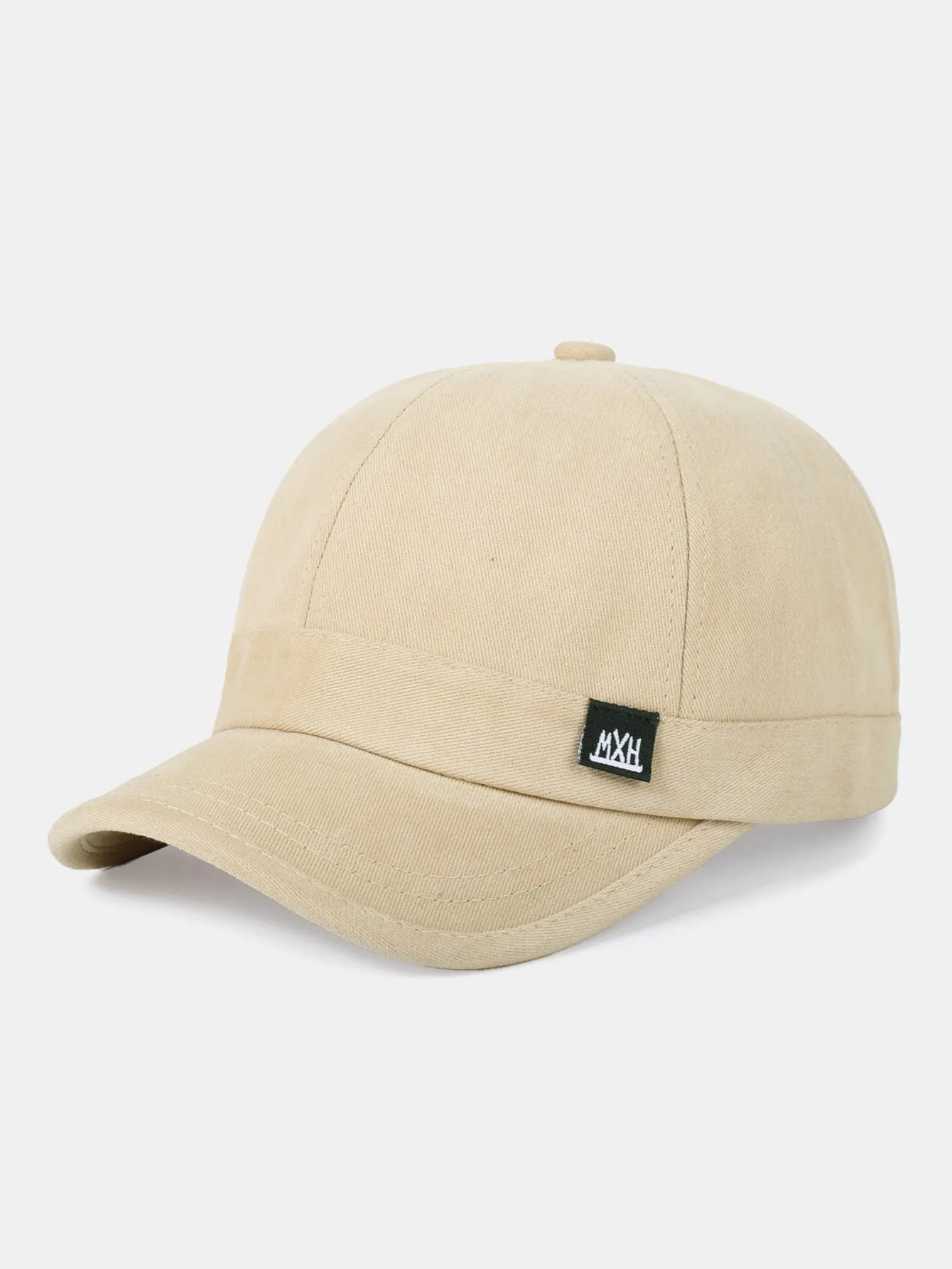 Minimalist Adjustable Solid-Color Cotton Baseball Cap With Short Brim sold by Hoooyi product image thumbnail 5