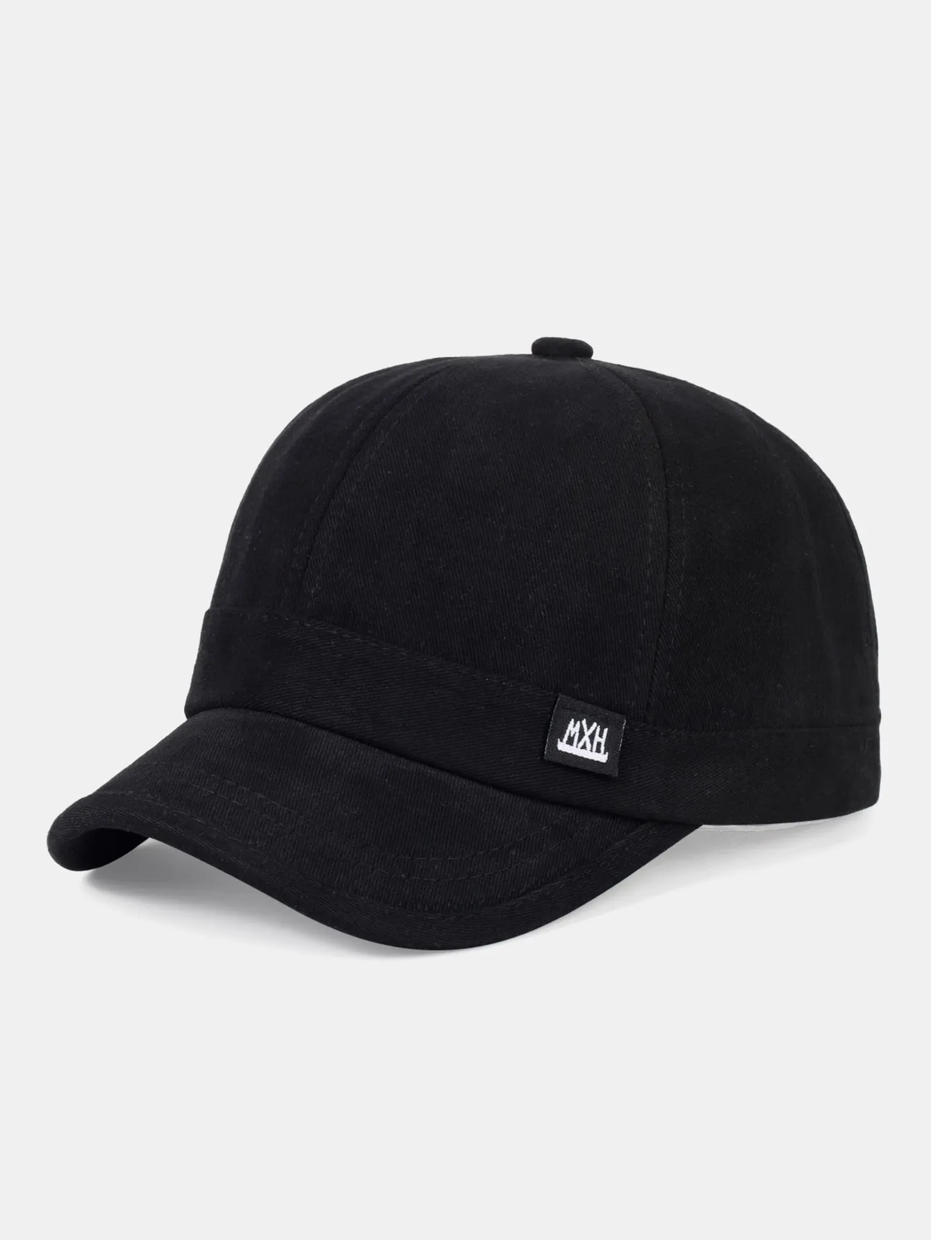 Minimalist Adjustable Solid-Color Cotton Baseball Cap With Short Brim sold by Hoooyi product image thumbnail 2