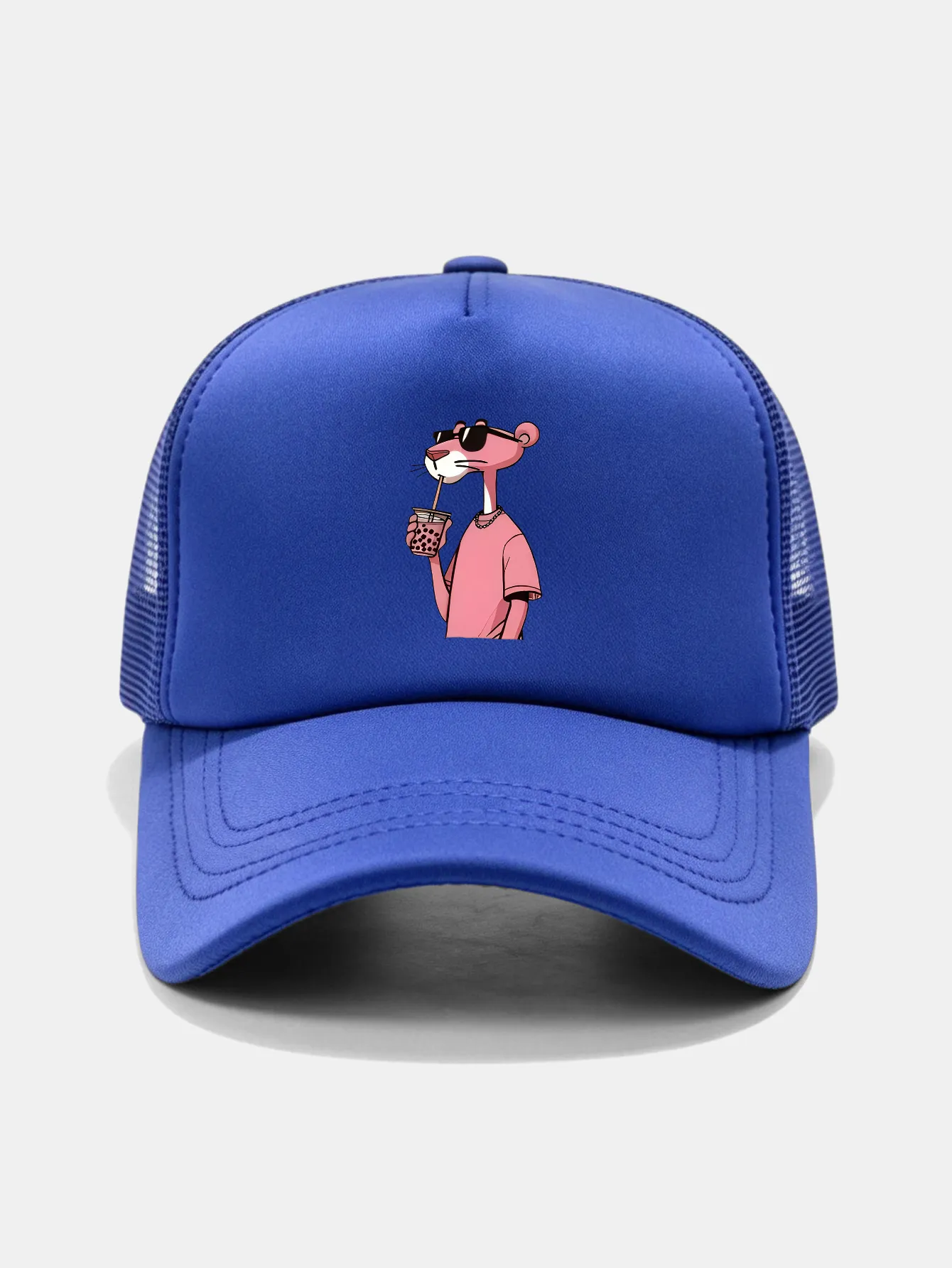 Pink Panther Print Mesh Baseball Cap sold by Hoooyi product image thumbnail 3