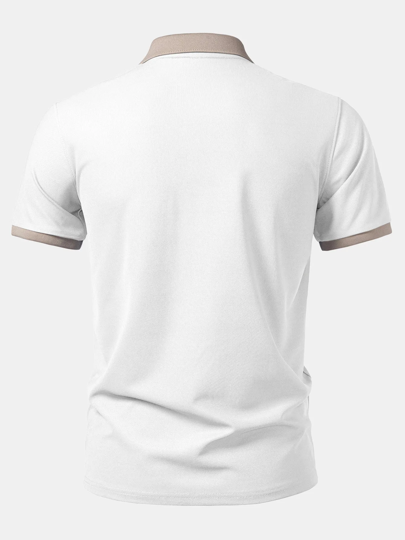 Contrast Collar Polo sold by Hoooyi product image thumbnail 4