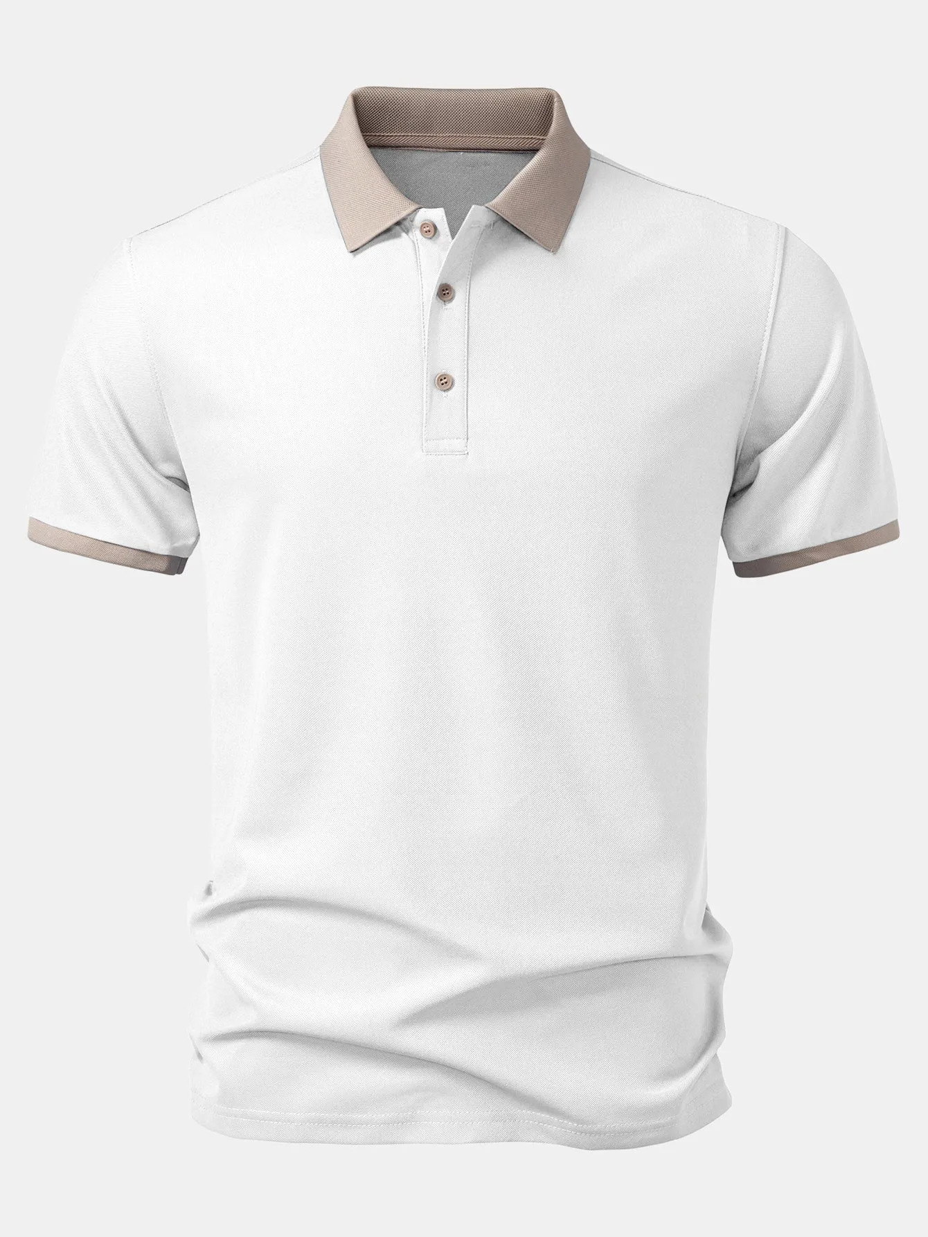 Contrast Collar Polo sold by Hoooyi product image thumbnail 3