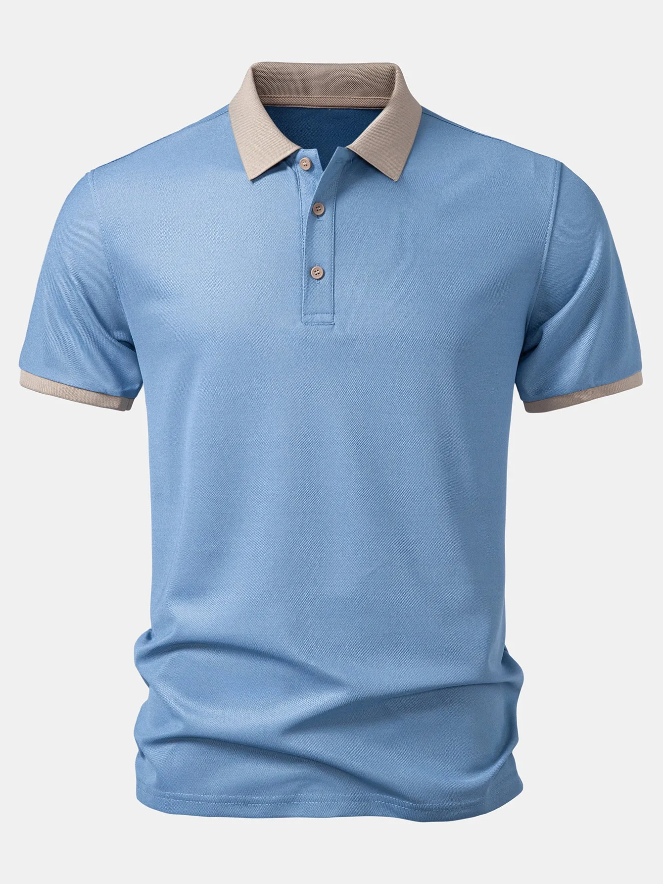 Contrast Collar Polo sold by Hoooyi product image thumbnail 5