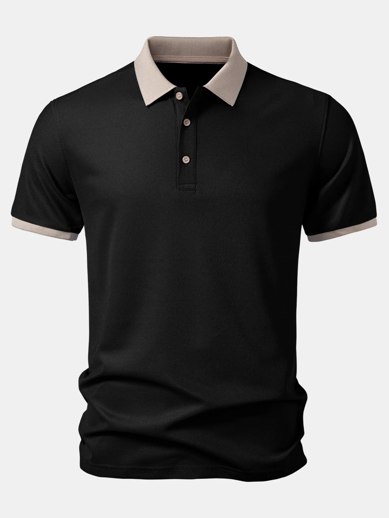 Contrast Collar Polo sold by Hoooyi product image thumbnail 2