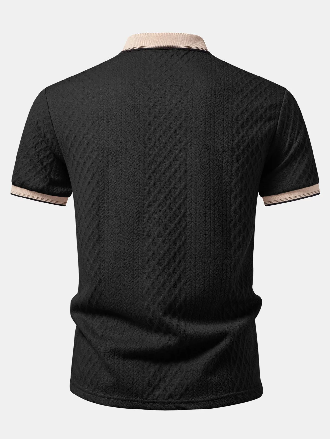Geometry Jacquard Polo sold by Hoooyi product image thumbnail 4