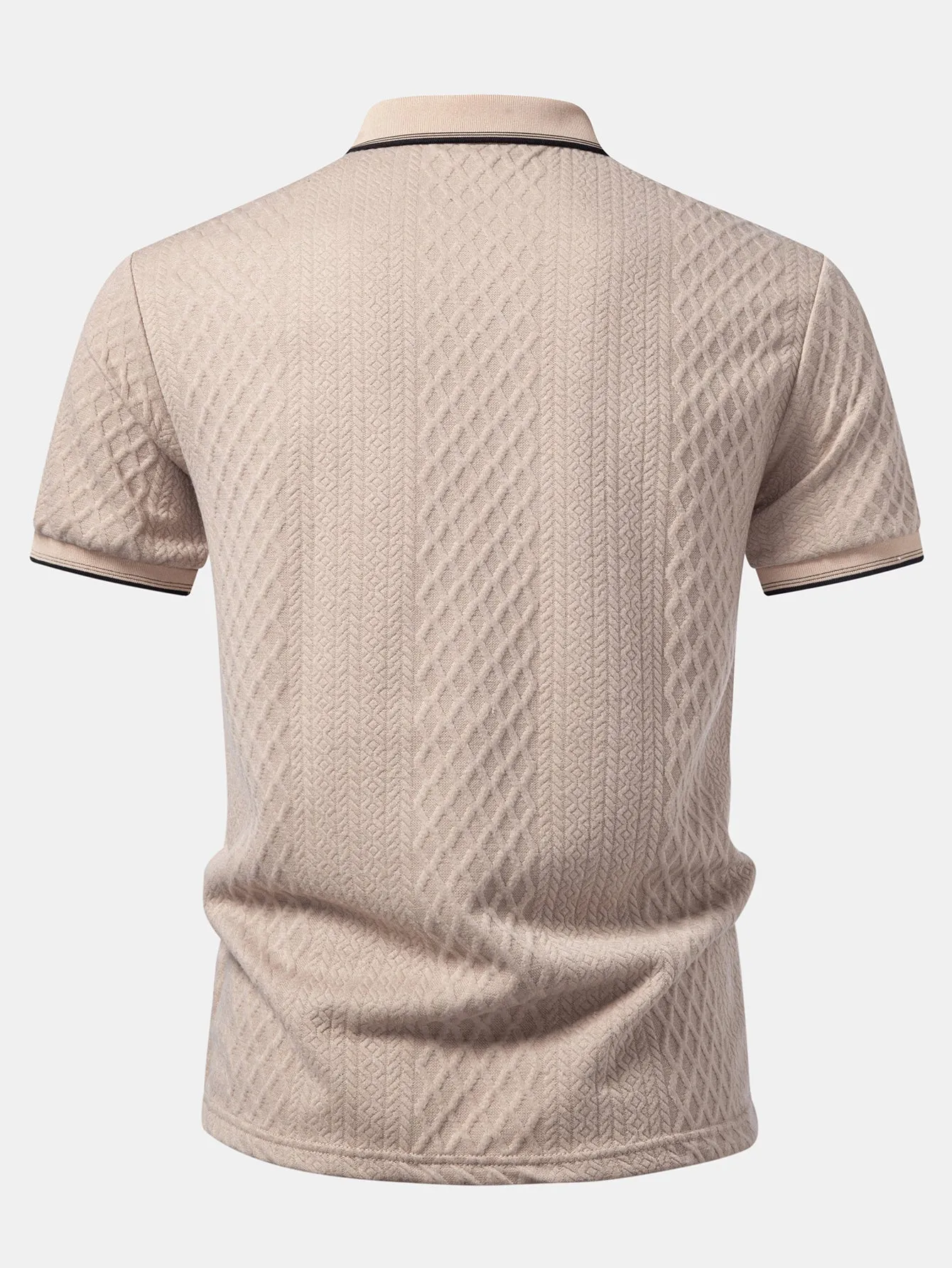 Geometry Jacquard Polo sold by Hoooyi product image thumbnail 2