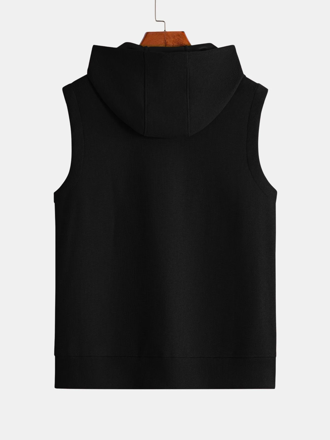 Waffle Sleeveless Hoodie sold by Hoooyi product image thumbnail 4
