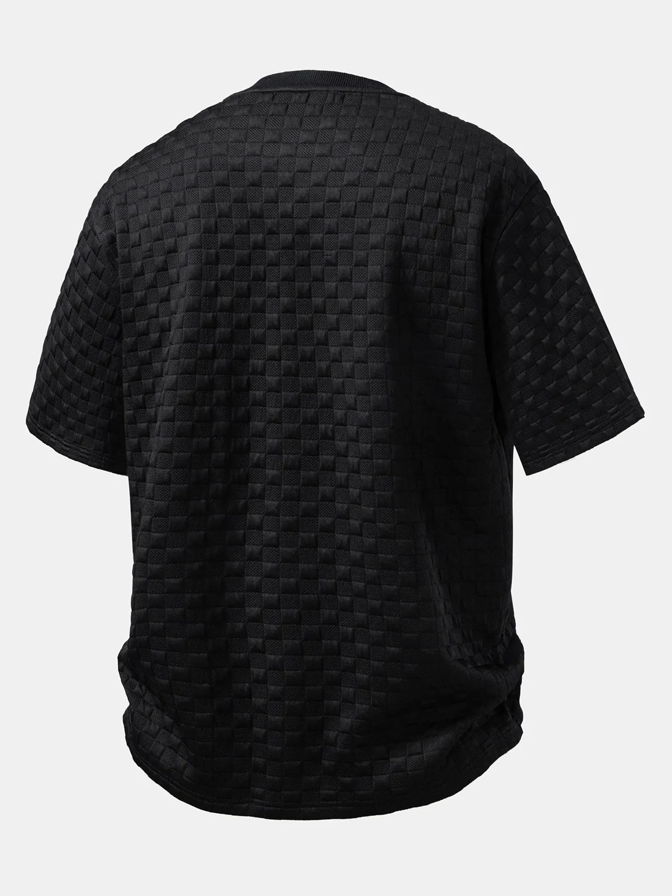 Relax Fit Checkerboard T-Shirt sold by Hoooyi product image thumbnail 4