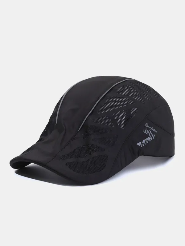 Quick-dry Baseball Cap With Mesh Panels made by Hoooyi