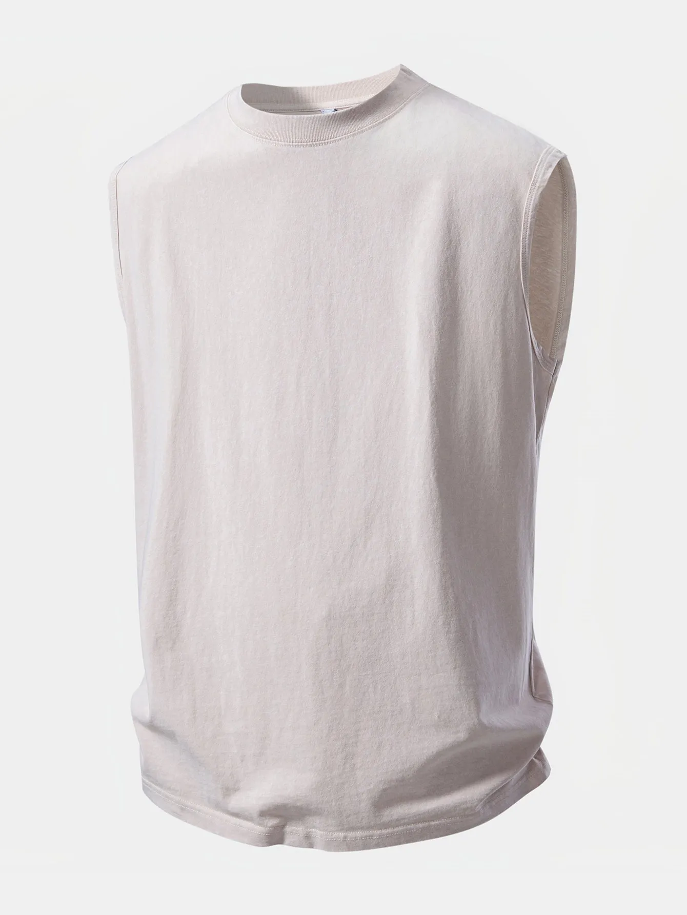 Slogan Back Print Washed Distressed Tank Top sold by Hoooyi product image thumbnail 2