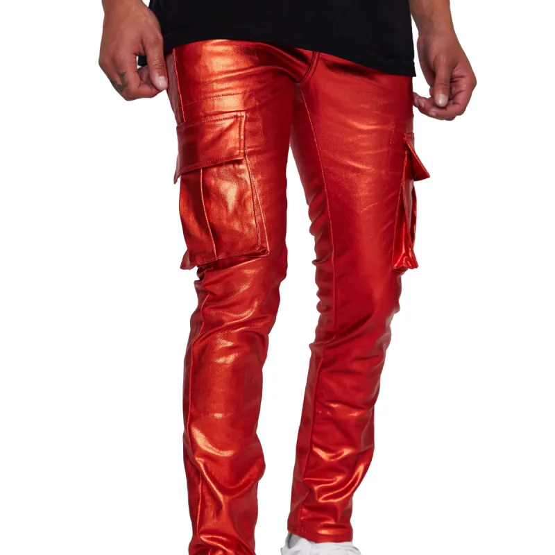 VALABASAS JEANS ‚ÄúCOZART‚Äù RED WAXED sold by valabasas