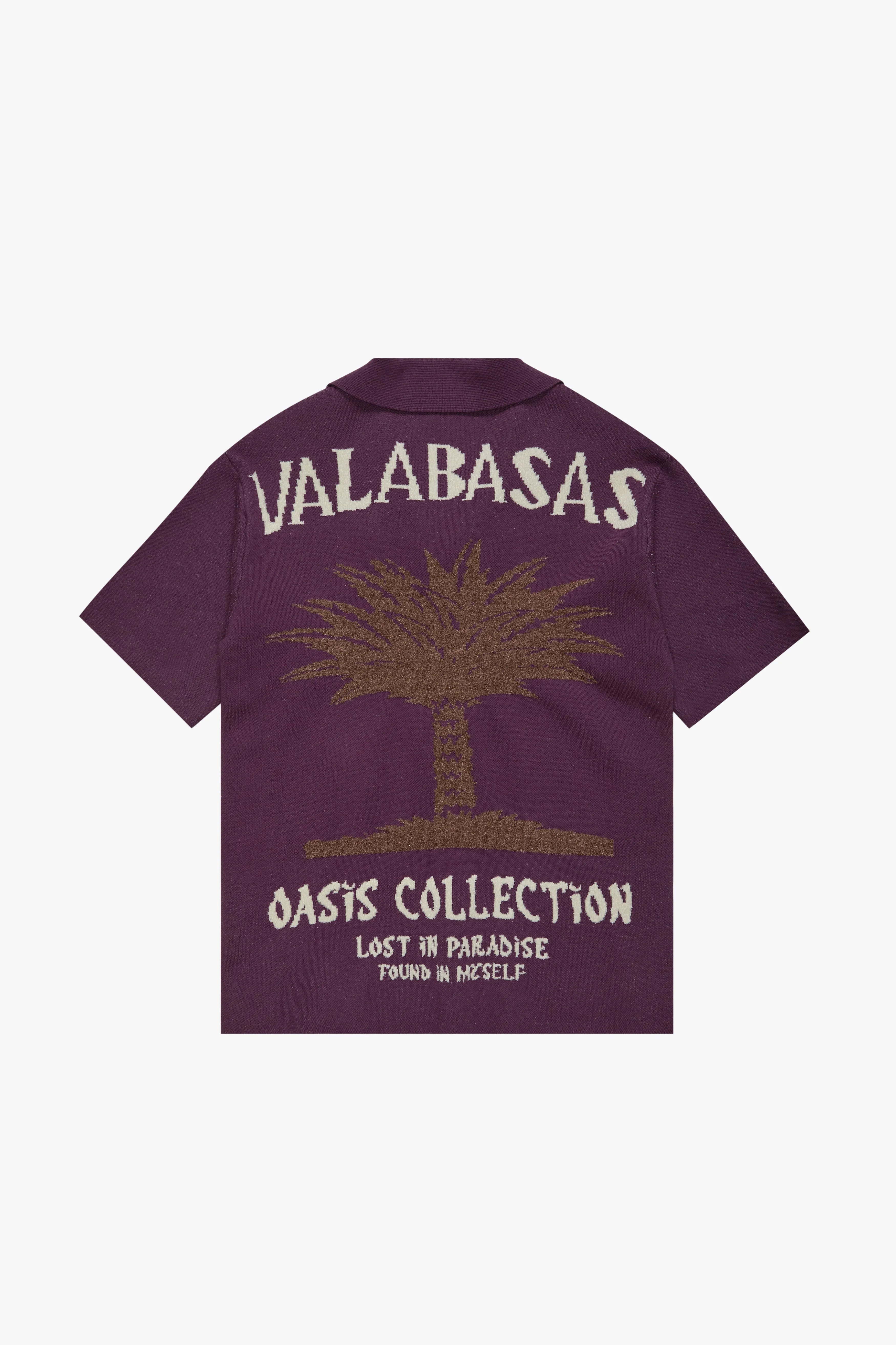 "LOS PALMAS" PURPLE BUTTON-DOWN sold by valabasas product image thumbnail 3
