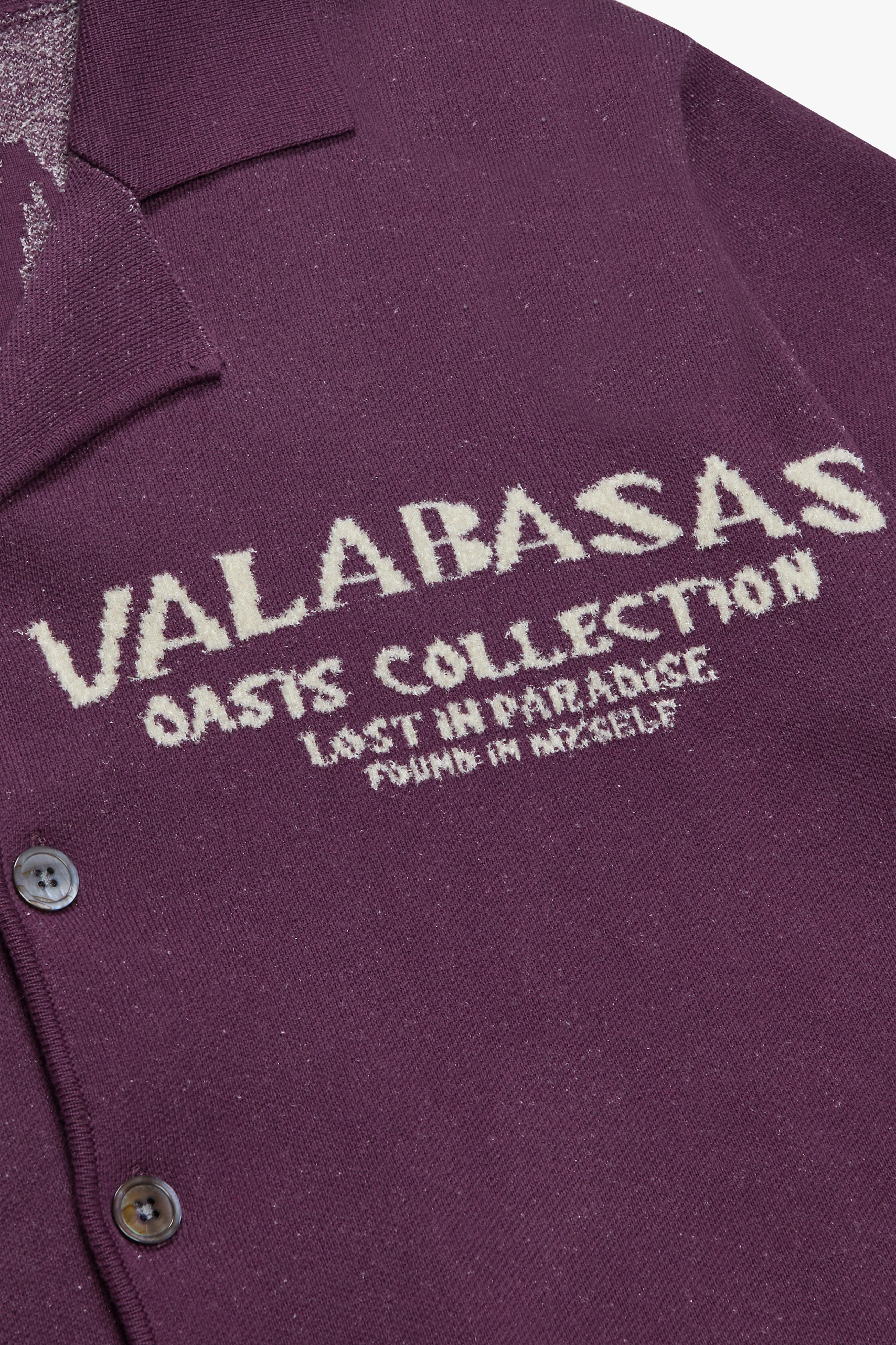 "LOS PALMAS" PURPLE BUTTON-DOWN sold by valabasas product image thumbnail 2