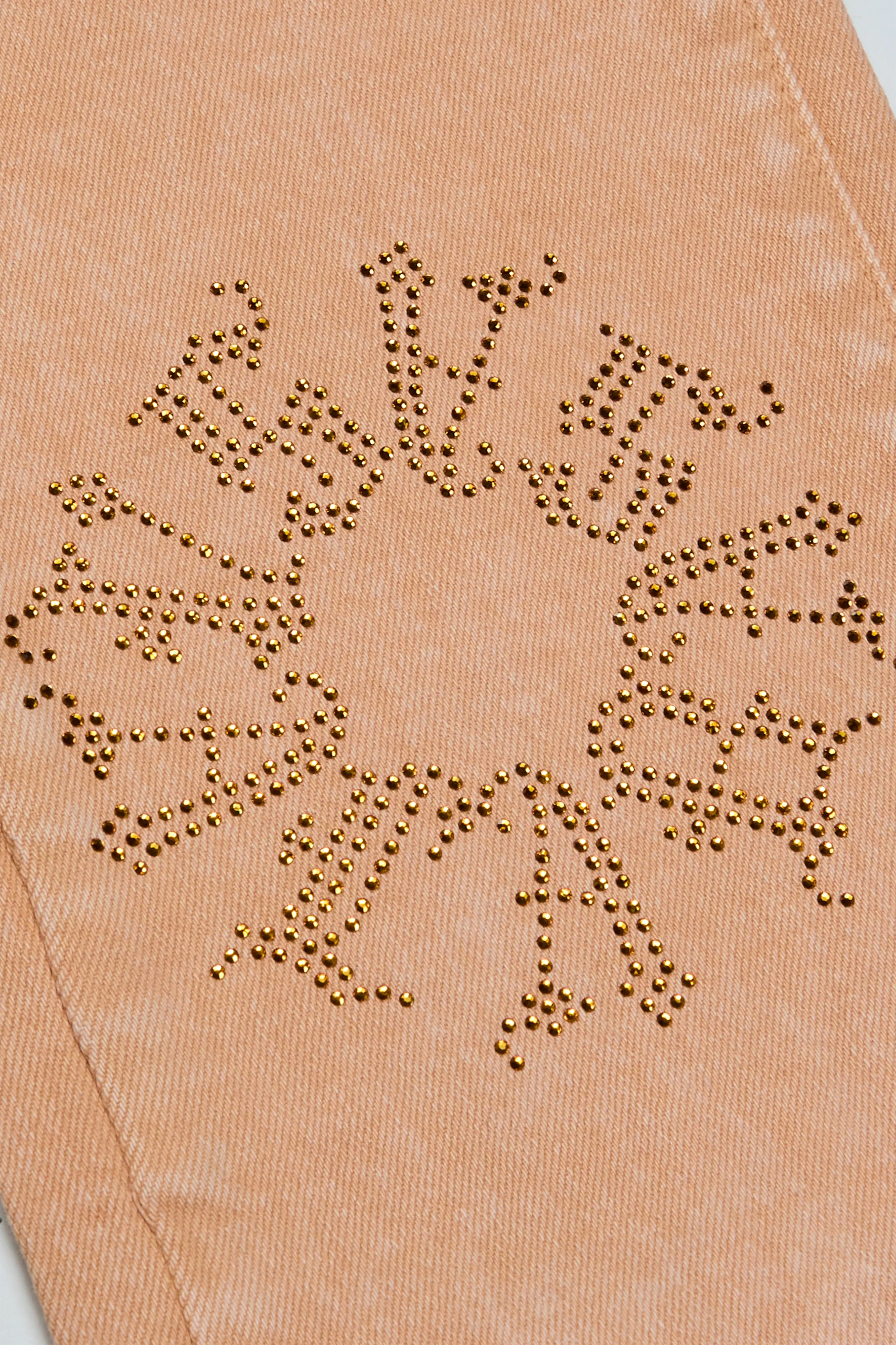 "RINGER” STACKED FLARE JEAN KHAKI sold by valabasas product image thumbnail 3