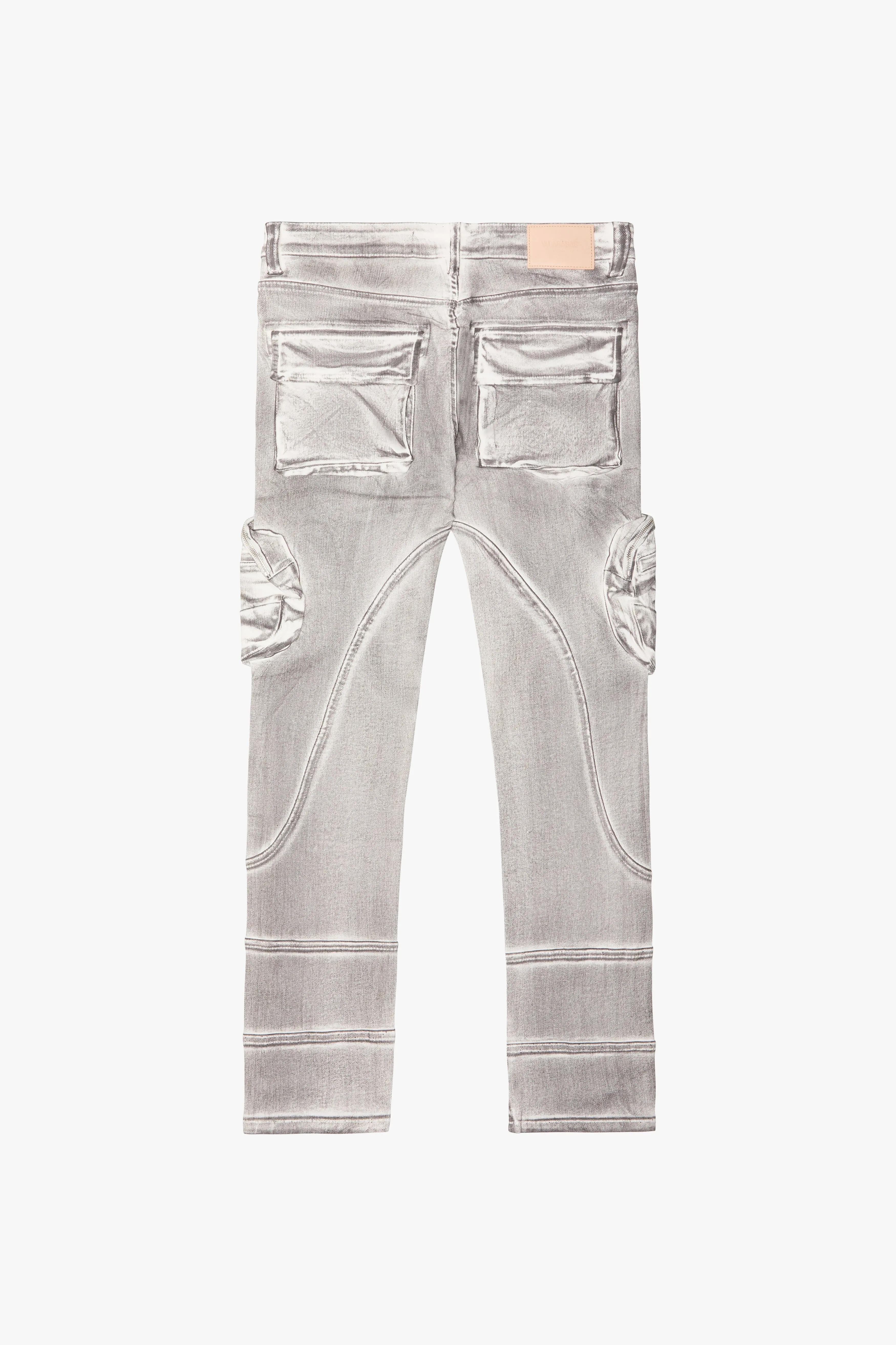 "KNEEBOARD" STONE WASH SKINNY JEAN sold by valabasas product image thumbnail 4