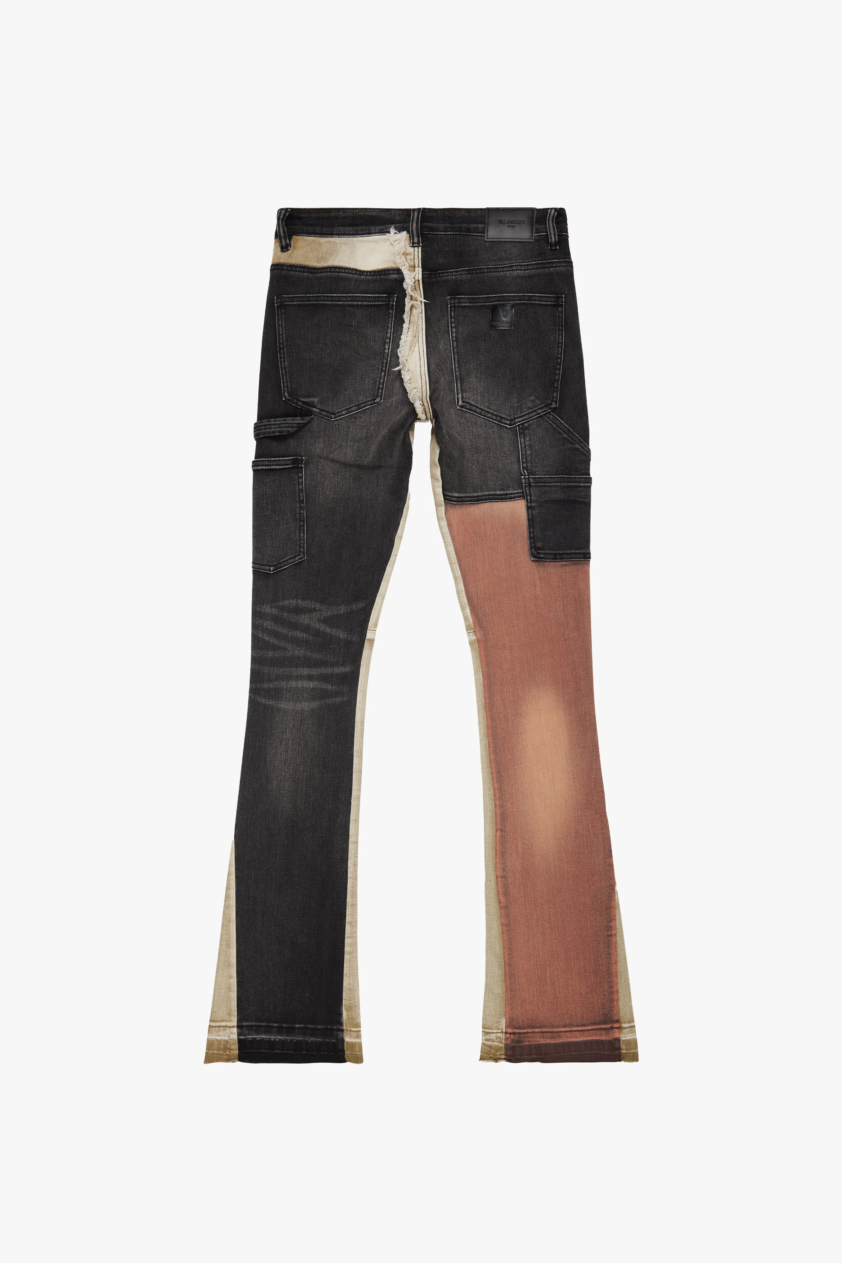 "CHICAGO" STACKED FLARE JEAN BRASSWOOD sold by valabasas product image thumbnail 4