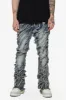 "GRIT” DARK BLUE STACKED FLARE JEAN sold by valabasas